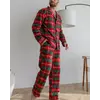 Піжама Чоловіча з байки "Brandon" Червоно-Зелений