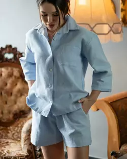 Піжамний костюм "Valentina" Блакитний